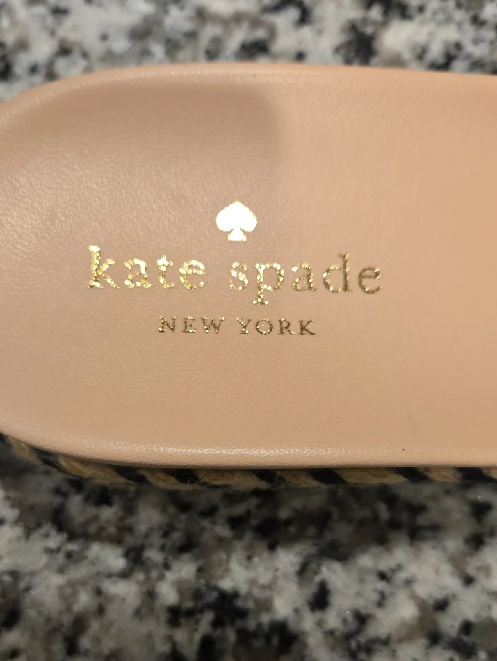 KATE SPADE NY ZAHARA BALLET PINK NAPPA  SANDALS. SIZE 7.5M.
